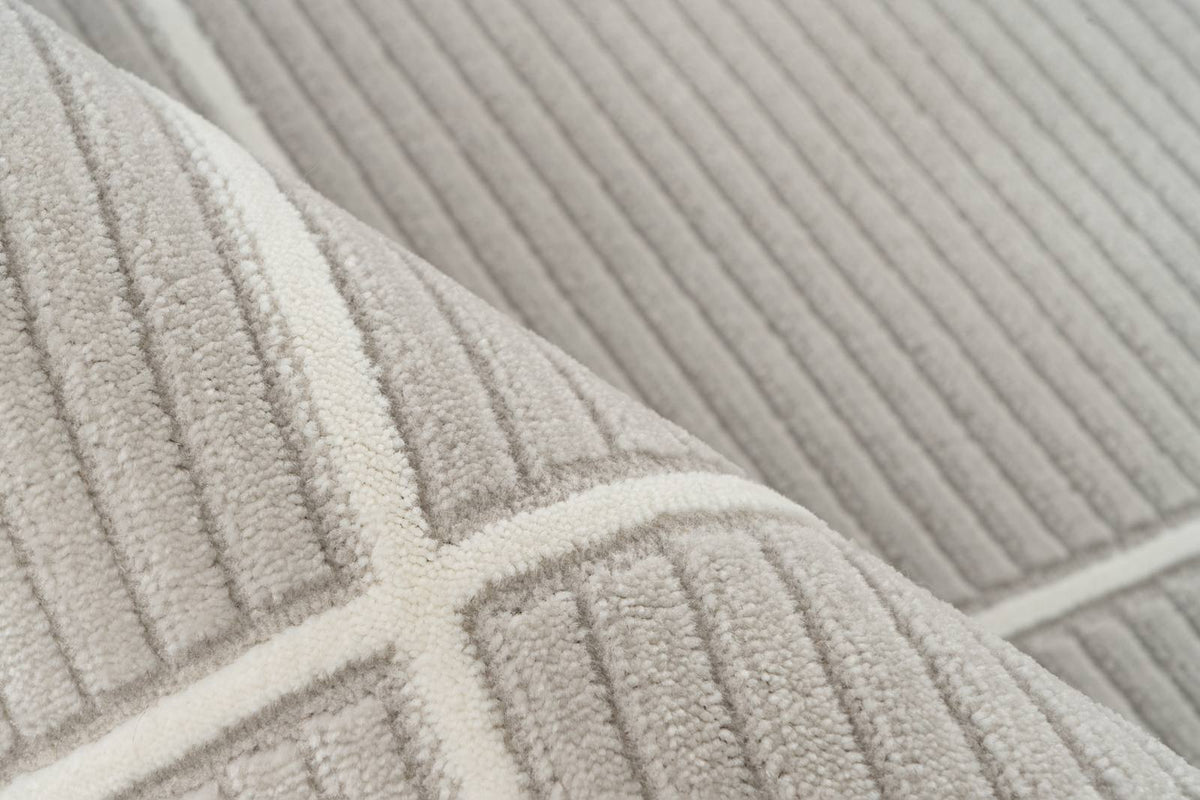 Elif 401 Zilver · Vloerkleed