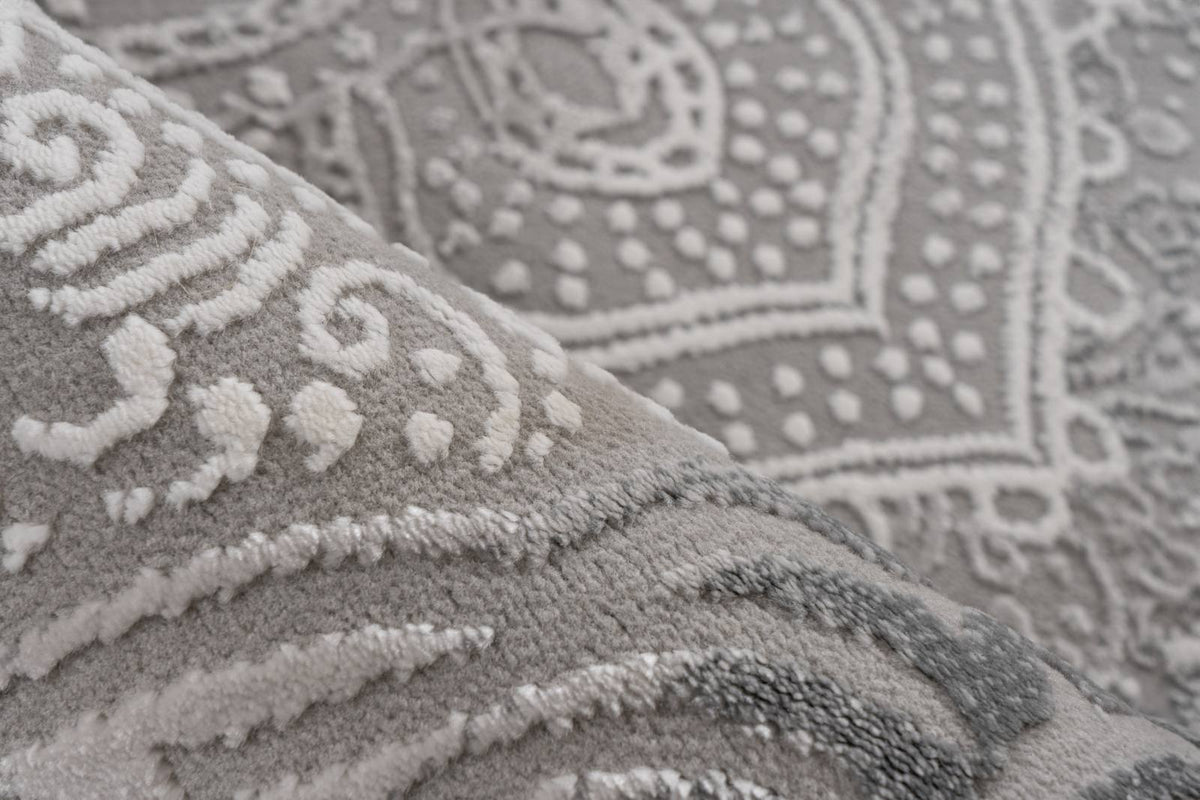 Elif 404 Zilver · Vloerkleed