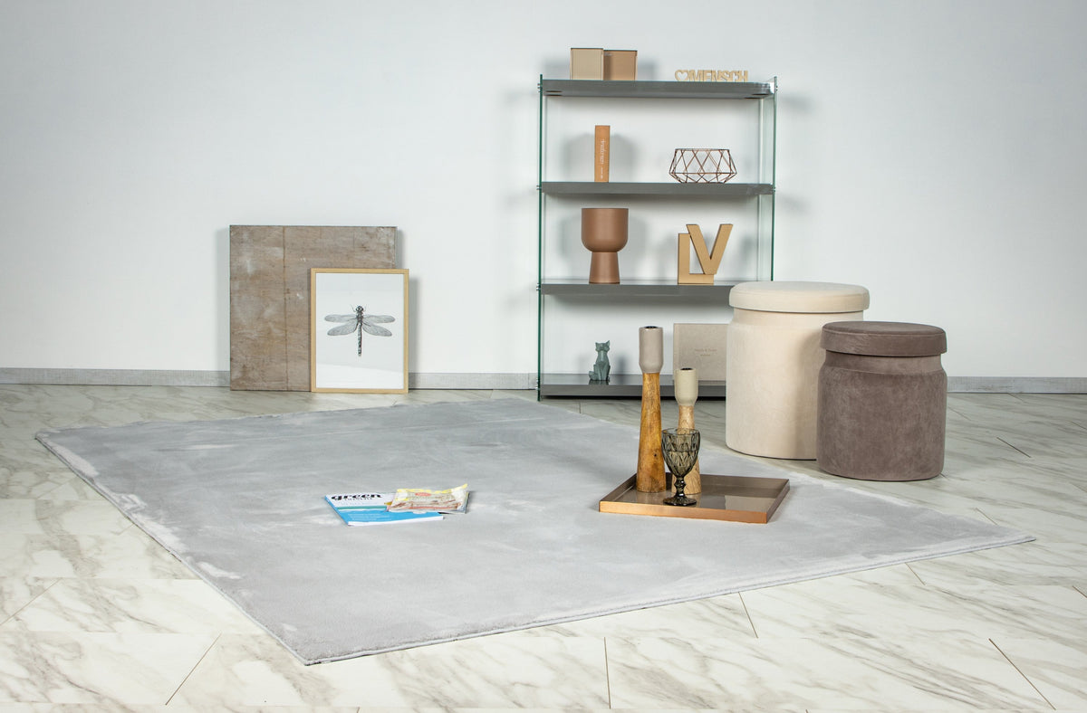 Loft Zilver · Vloerkleed — sfeerfoto
