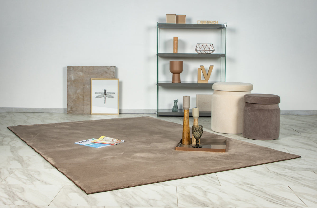 Loft Taupe · Vloerkleed — sfeerfoto