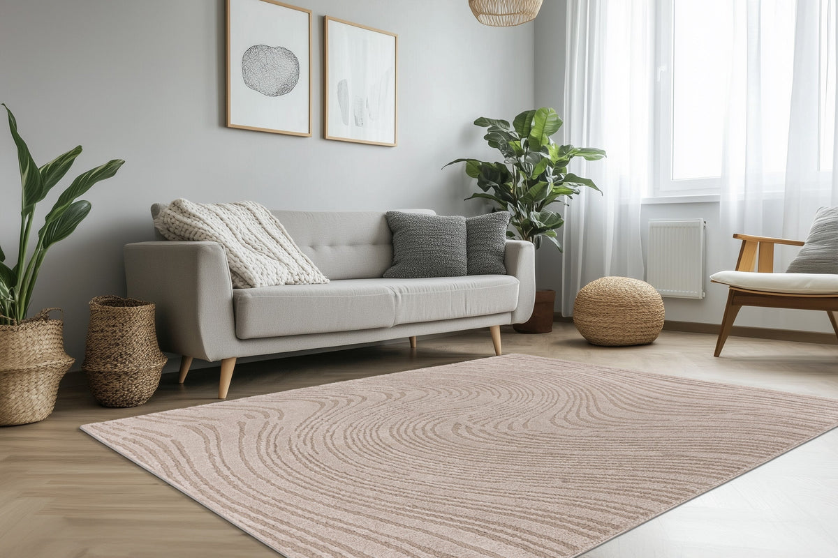 Lotus Beige · Vloerkleed — sfeerfoto