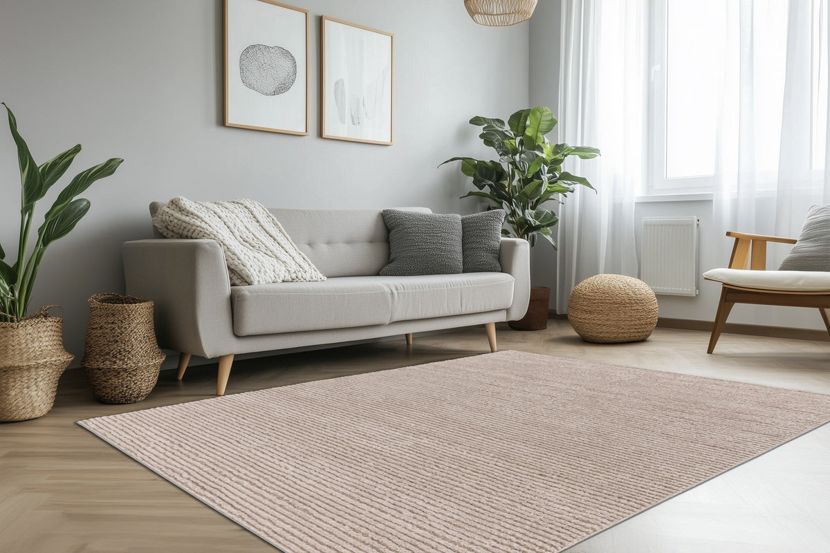 Lotus Beige · Vloerkleed — sfeerfoto