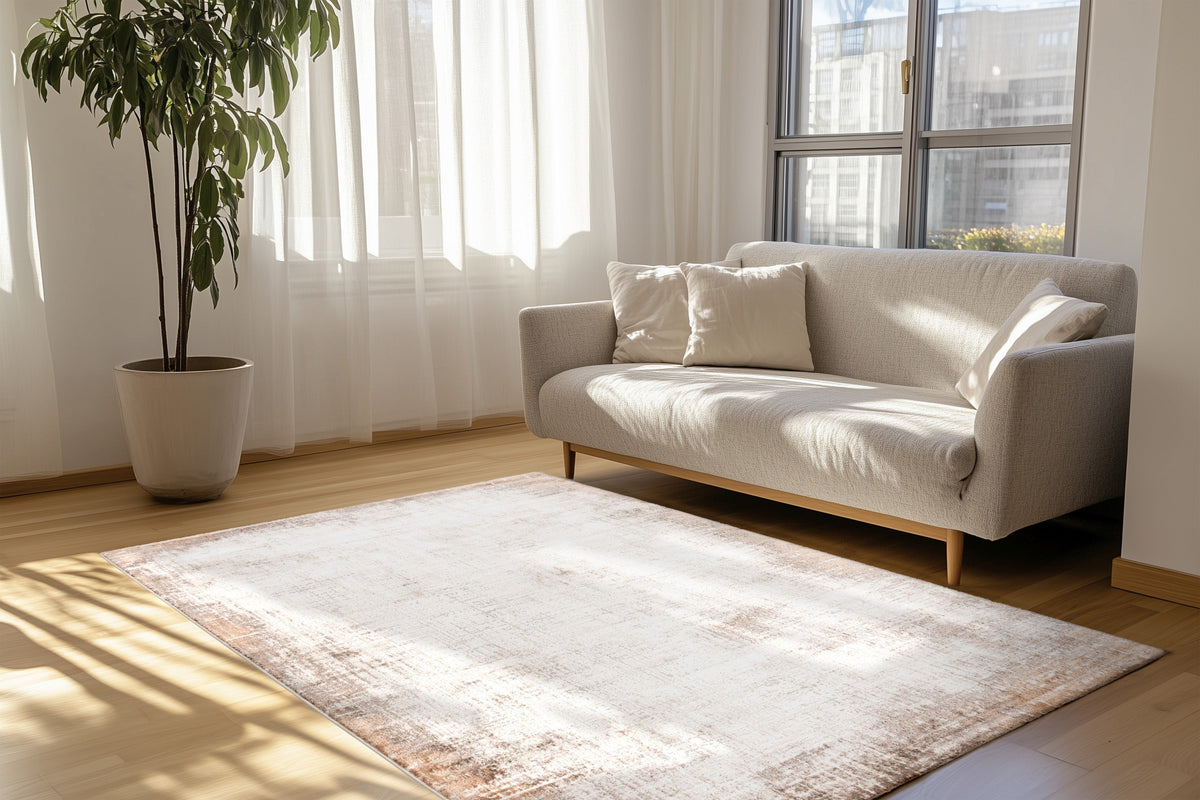 Lyon Taupe · Vloerkleed — sfeerfoto