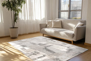 Lyon Zilver · Vloerkleed — sfeerfoto