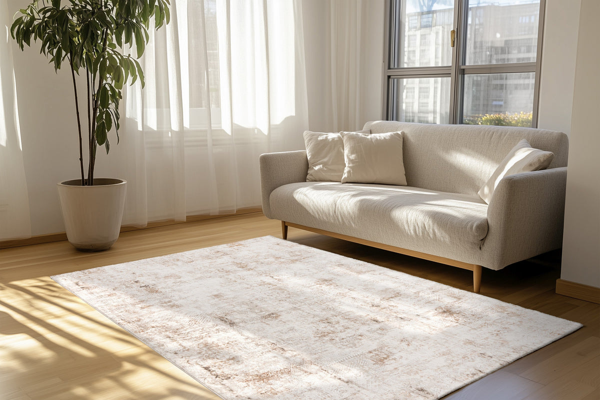 Lyon Taupe · Vloerkleed — sfeerfoto