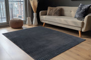 Plush Grafiet · Vloerkleed — sfeerfoto