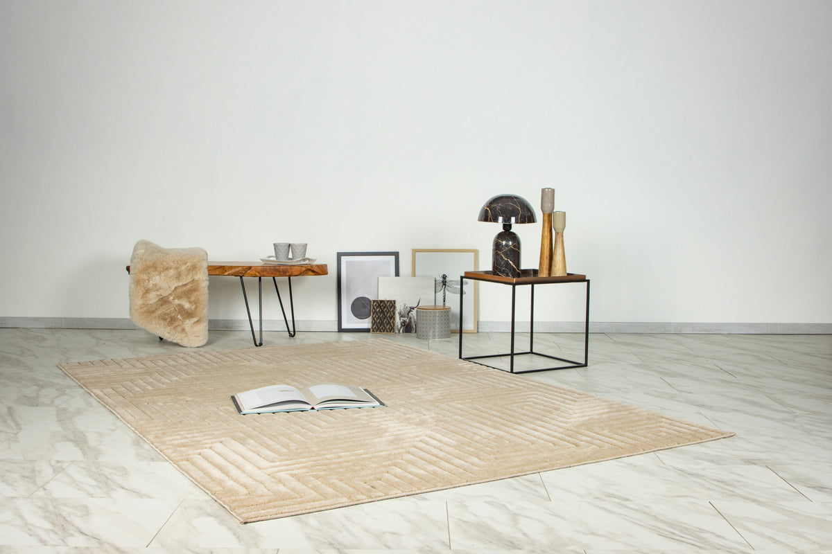 Viva Beige · Vloerkleed — sfeerfoto