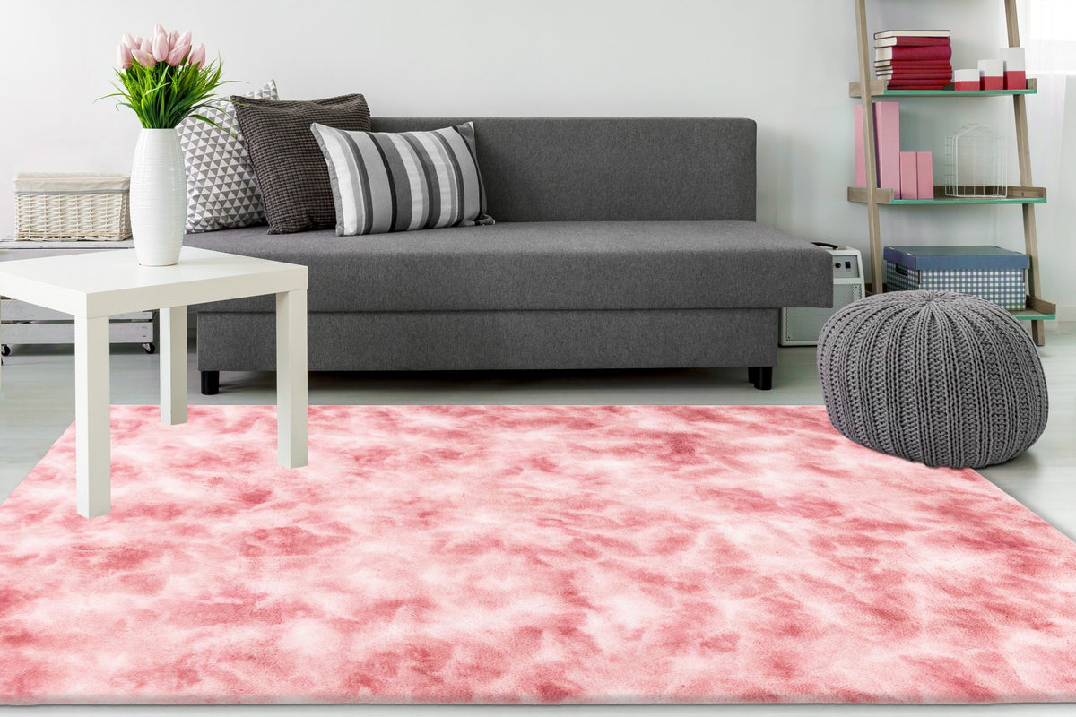 Bolero 500 — Roze · Hoogpolig vloerkleed — sfeerfoto