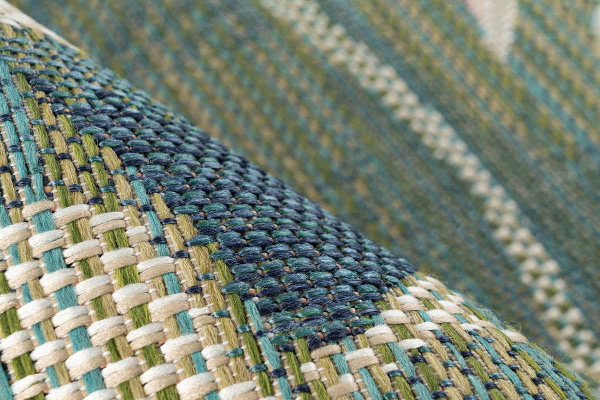 Capri 306 — Groen · Geweven vloerkleed