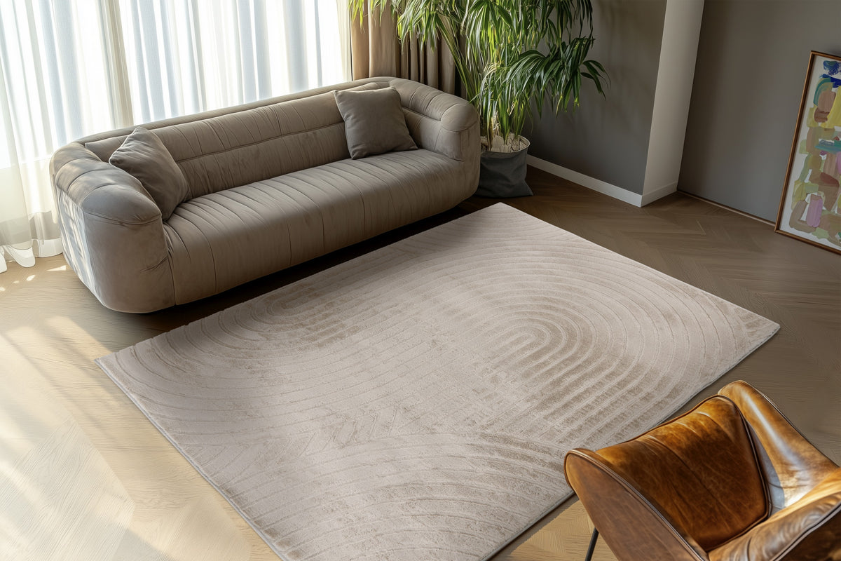 Comfort 501 Licht taupe vloerkleed – sfeer