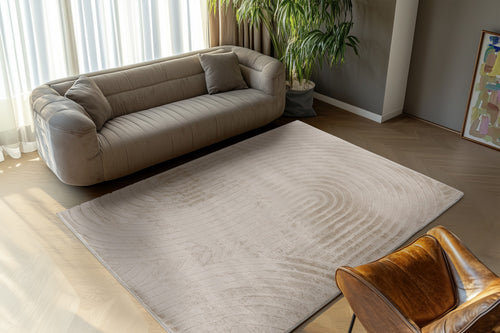 Comfort 501 Licht taupe vloerkleed – sfeer