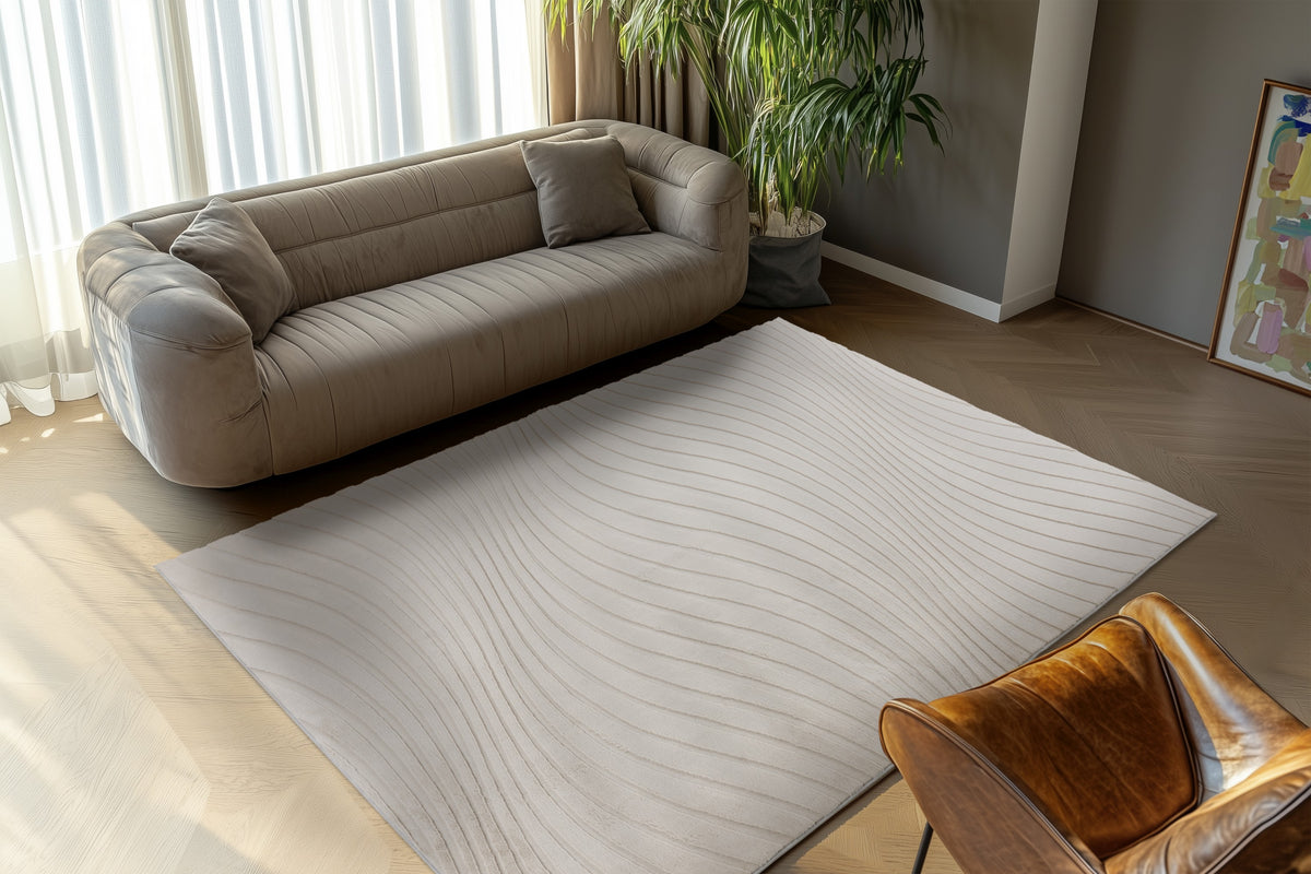 Comfort 503 Licht taupe vloerkleed – sfeer