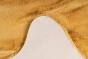 Cosy Goudgeel vloerkleed – materiaal-2