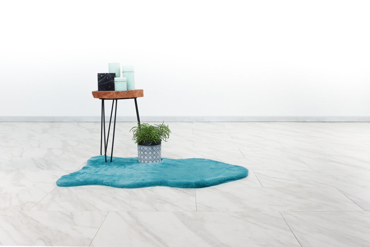Cosy Petrol vloerkleed – sfeer