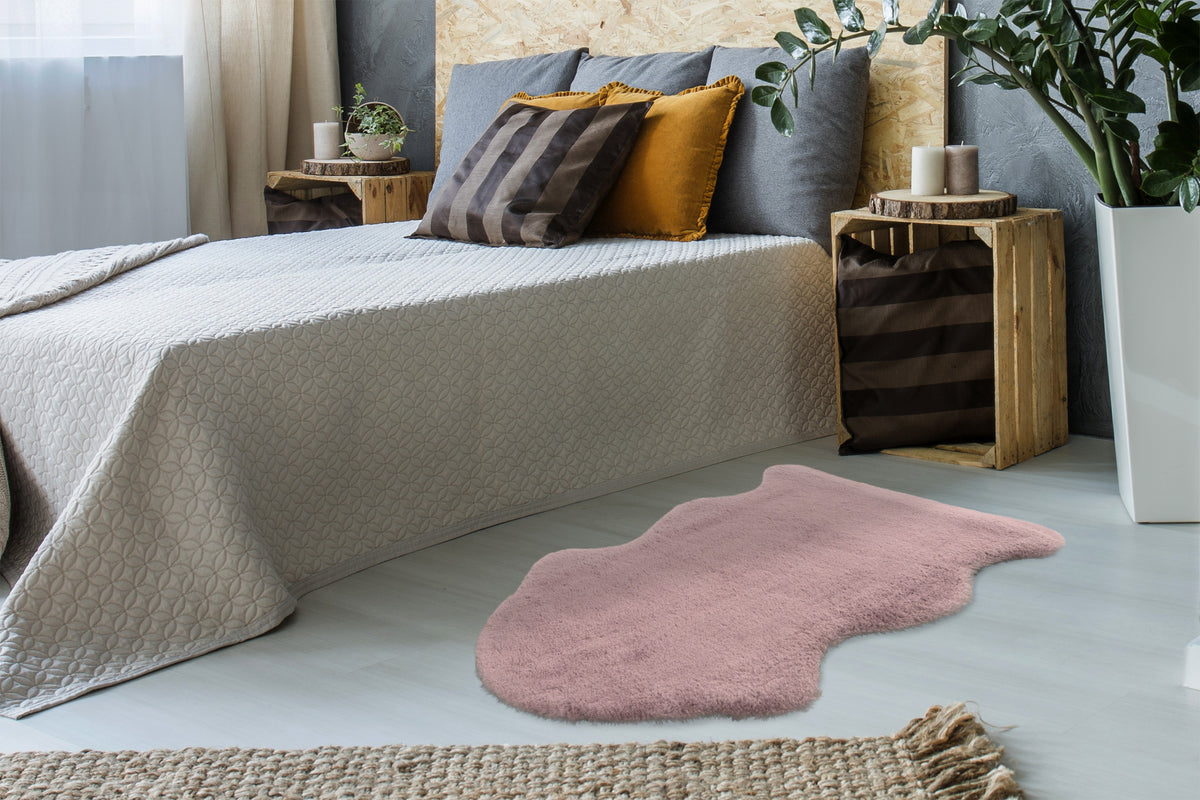 Cosy Poederroze vloerkleed – sfeer