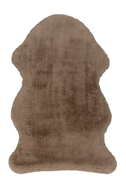 Cosy Taupe vloerkleed – bovenaanzicht
