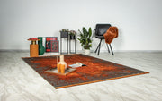 Elysee 905 — Terracotta · Laagpolig vloerkleed — sfeerfoto