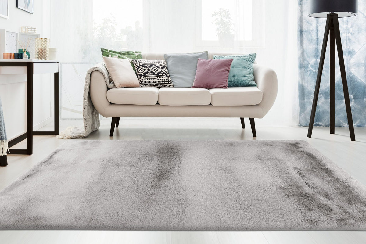 Eternity 900 — Zilver · Hoogpolig vloerkleed — sfeerfoto