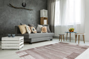 Feeling 500 — Beige · Zachtpolig vloerkleed — sfeerfoto