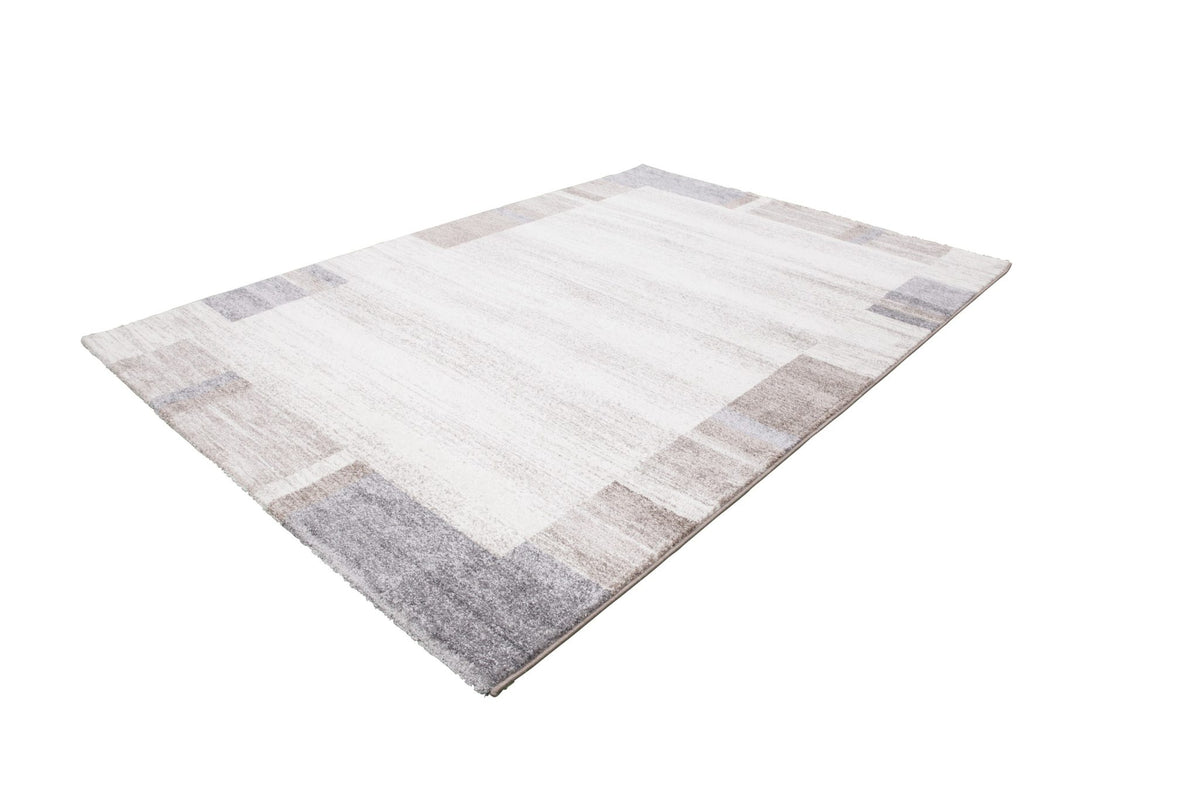 Feeling 500 — Beige-zilver · Zachtpolig vloerkleed