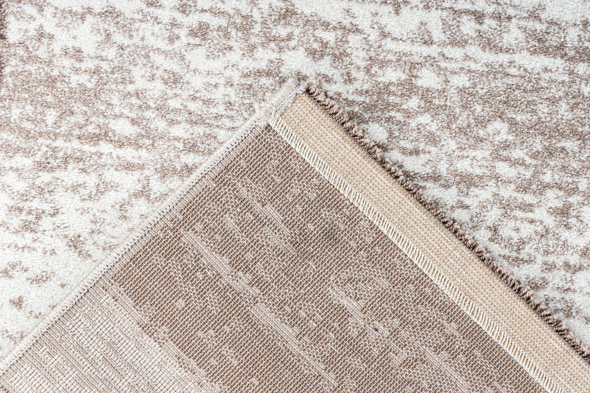 Feeling 500 — Beige-zilver · Zachtpolig vloerkleed