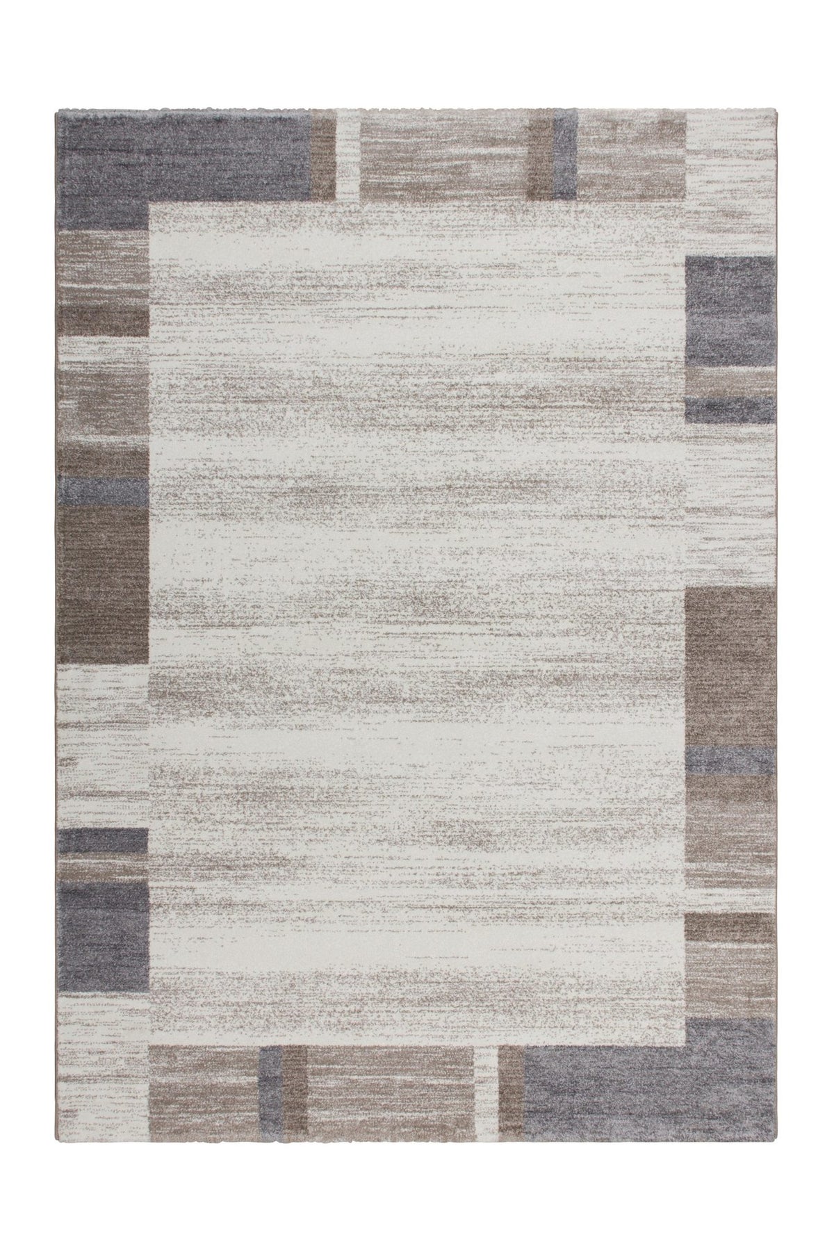 Feeling 500 — Beige-zilver · Zachtpolig vloerkleed