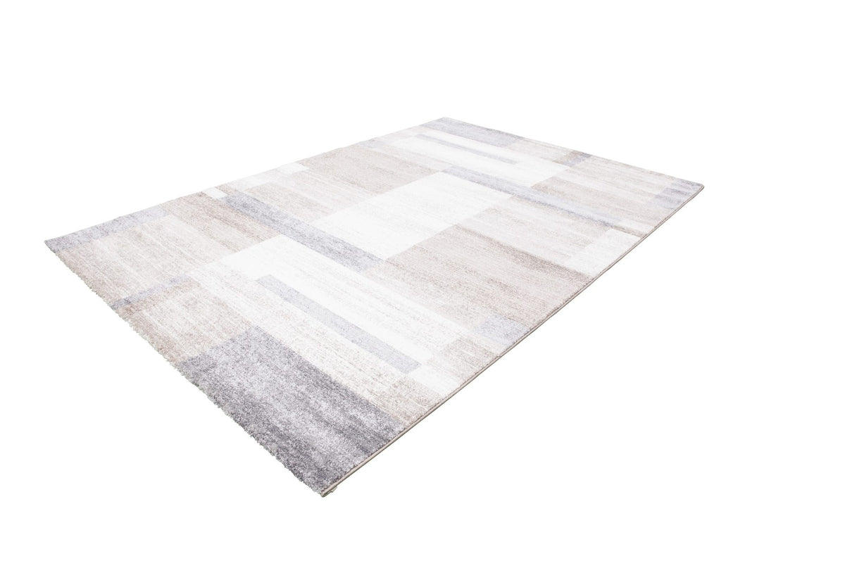 Feeling 501 — Beige-zilver · Zachtpolig vloerkleed