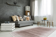 Feeling 502 — Beige · Zachtpolig vloerkleed — sfeerfoto