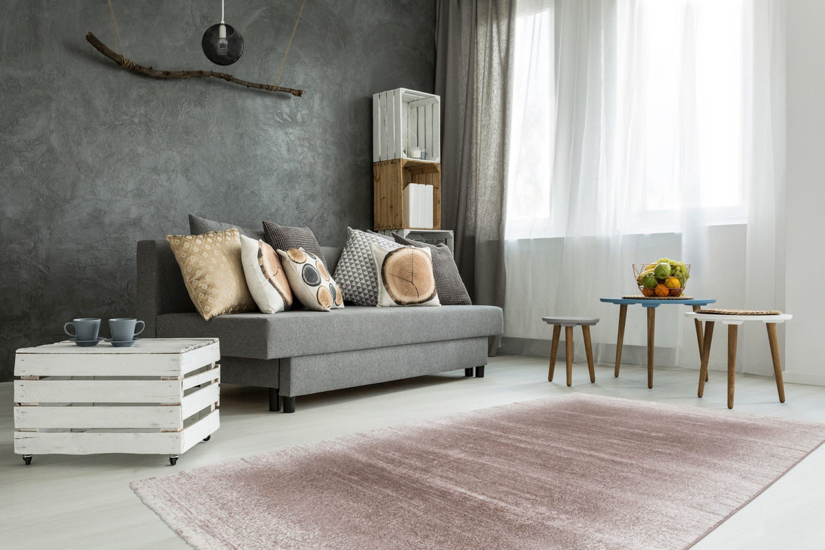 Feeling 502 — Beige · Zachtpolig vloerkleed — sfeerfoto