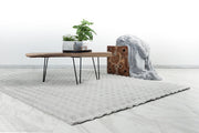 Harmony 800 — Zilver · Vloerkleed — sfeerfoto