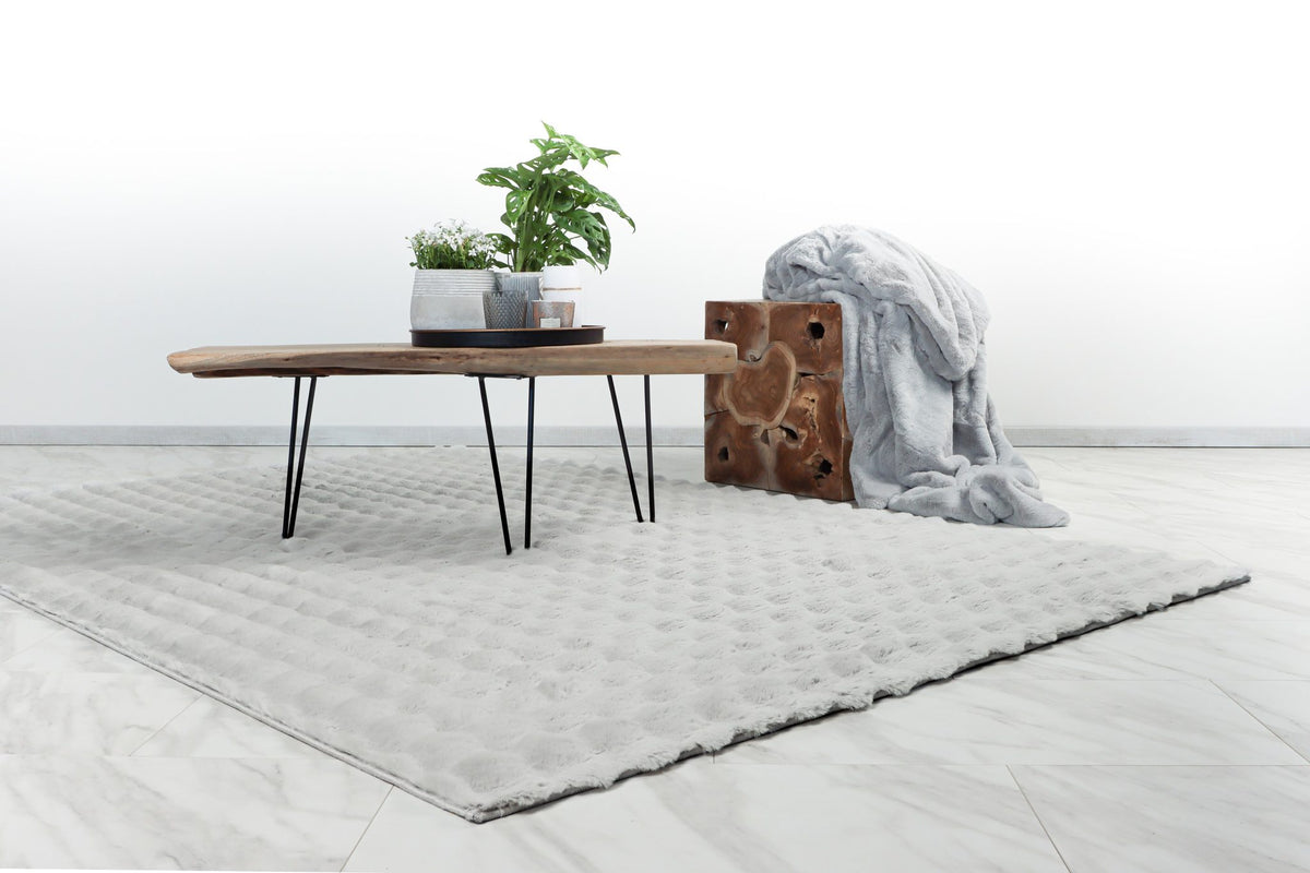Harmony 800 — Zilver · Vloerkleed — sfeerfoto