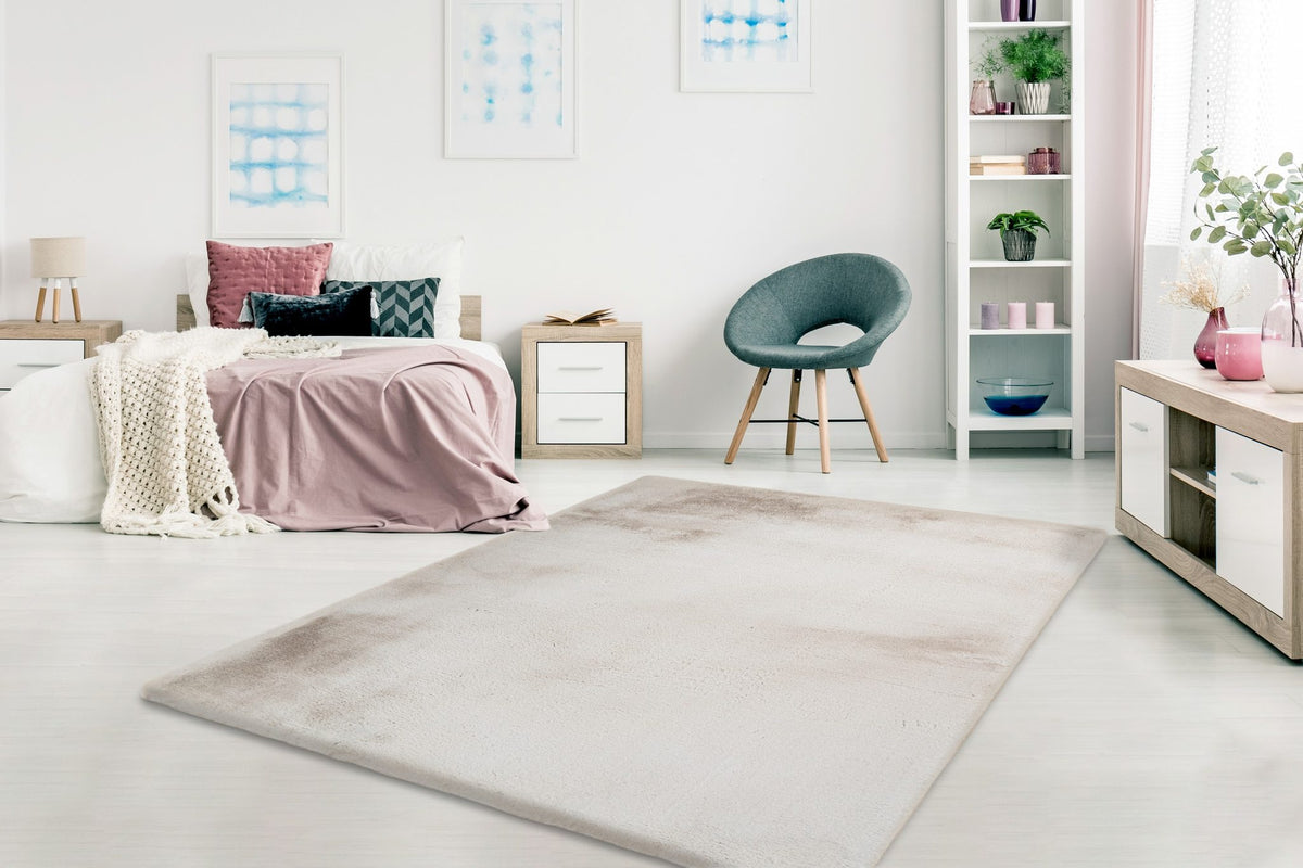 Heaven 800 — Beige · Hoogpolig vloerkleed — sfeerfoto