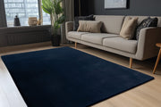 Heaven 800 — Marineblauw · Hoogpolig vloerkleed — sfeerfoto