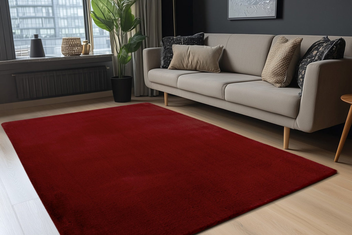 Heaven 800 — Rood · Hoogpolig vloerkleed — sfeerfoto