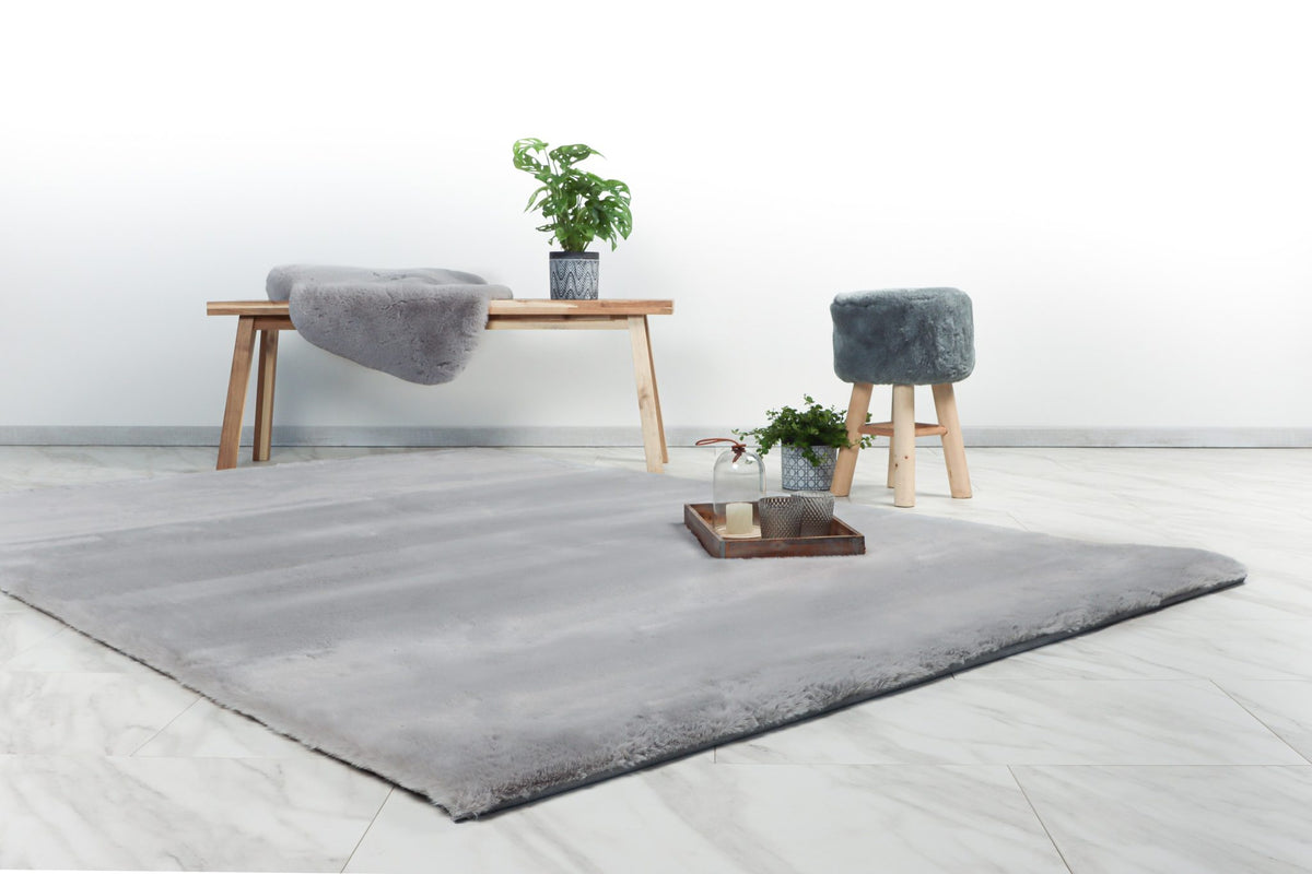 Heaven 800 — Zilver · Hoogpolig vloerkleed — sfeerfoto