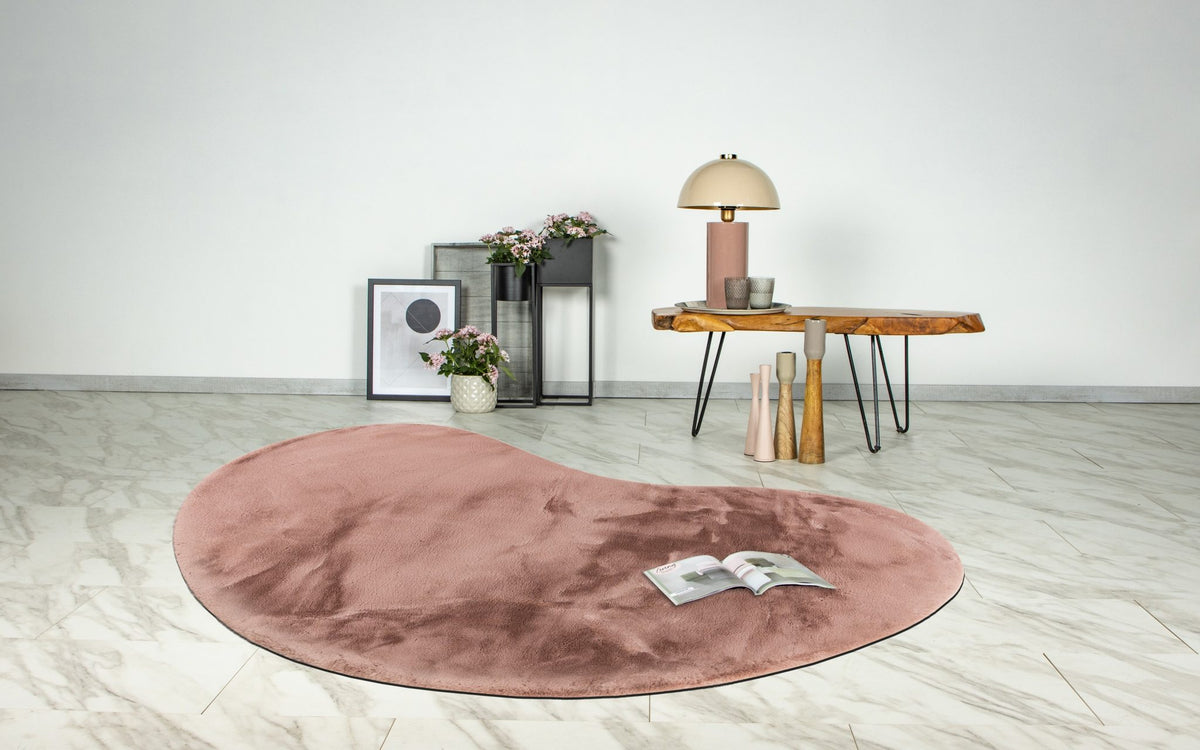 Heaven 900 — Poederroze · Hoogpolig vloerkleed — sfeerfoto