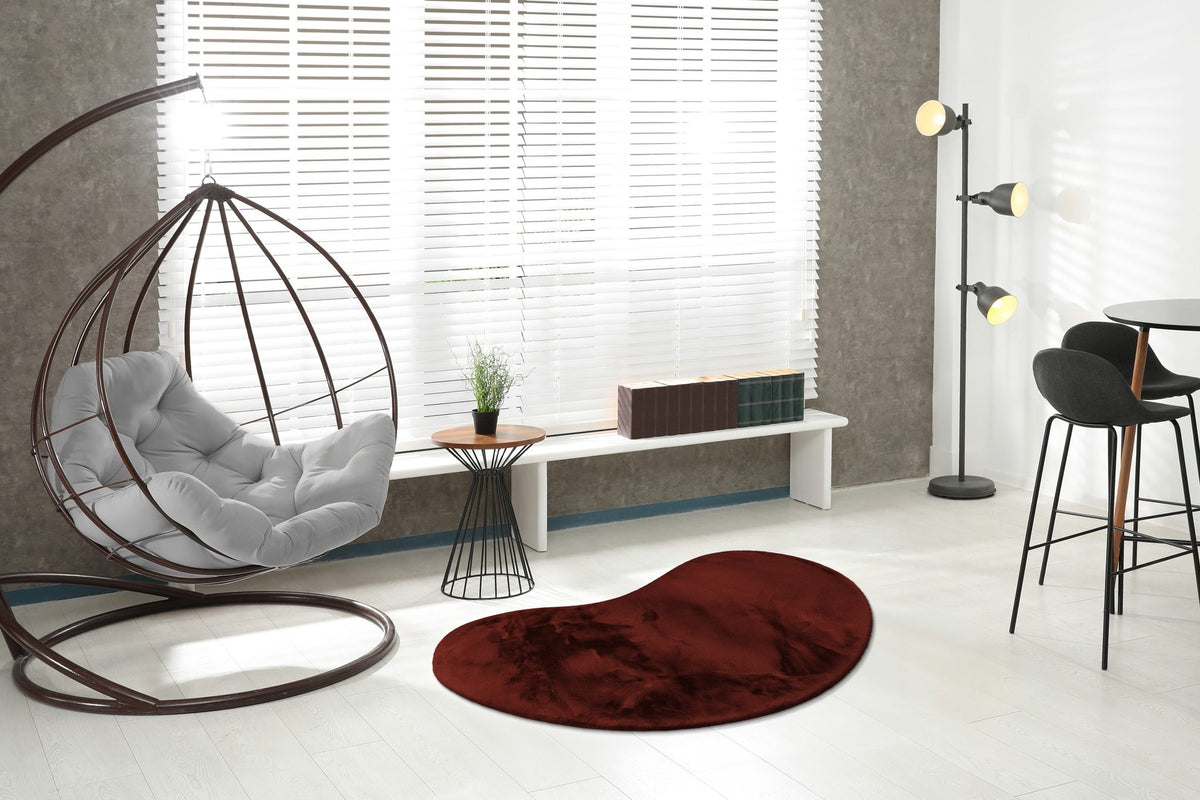 Heaven 900 — Rood · Hoogpolig vloerkleed — sfeerfoto