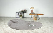 Heaven 900 — Zilver · Hoogpolig vloerkleed — sfeerfoto