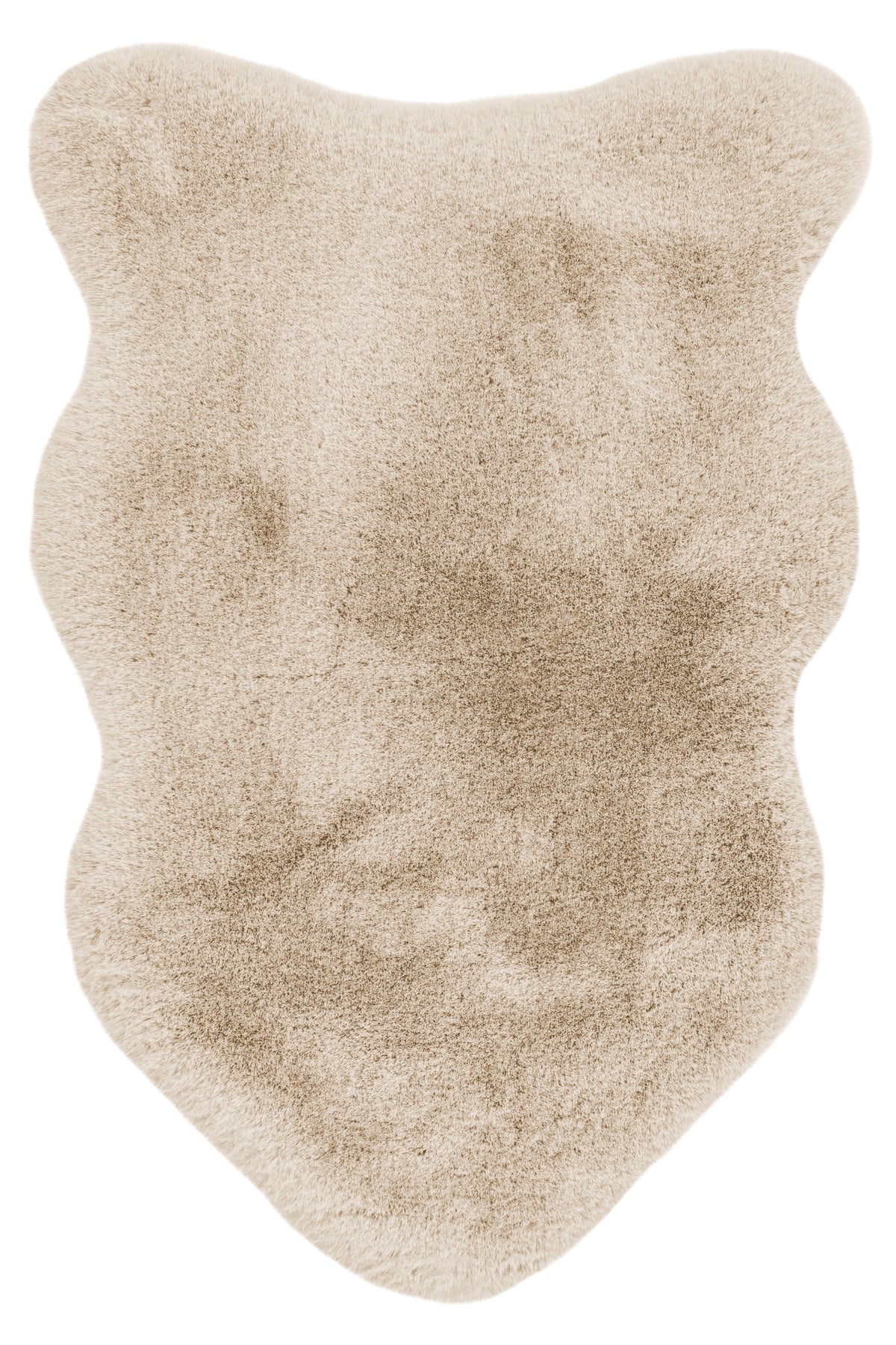Heaven Shape Beige vloerkleed – bovenaanzicht