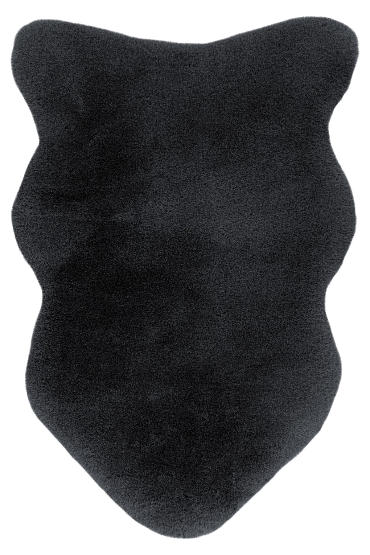 Heaven Shape Grafiet vloerkleed – bovenaanzicht