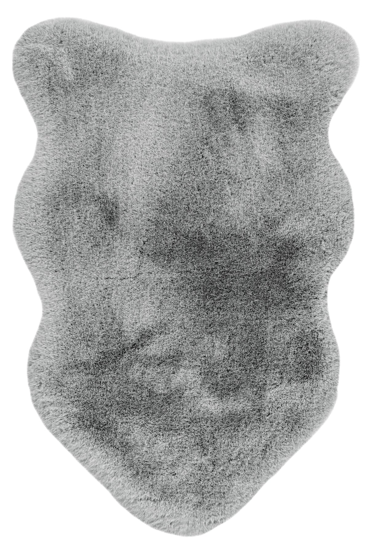 Heaven Shape Zilver vloerkleed – bovenaanzicht