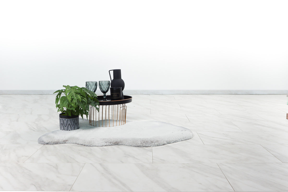 Heaven Shape Zilver vloerkleed – sfeer