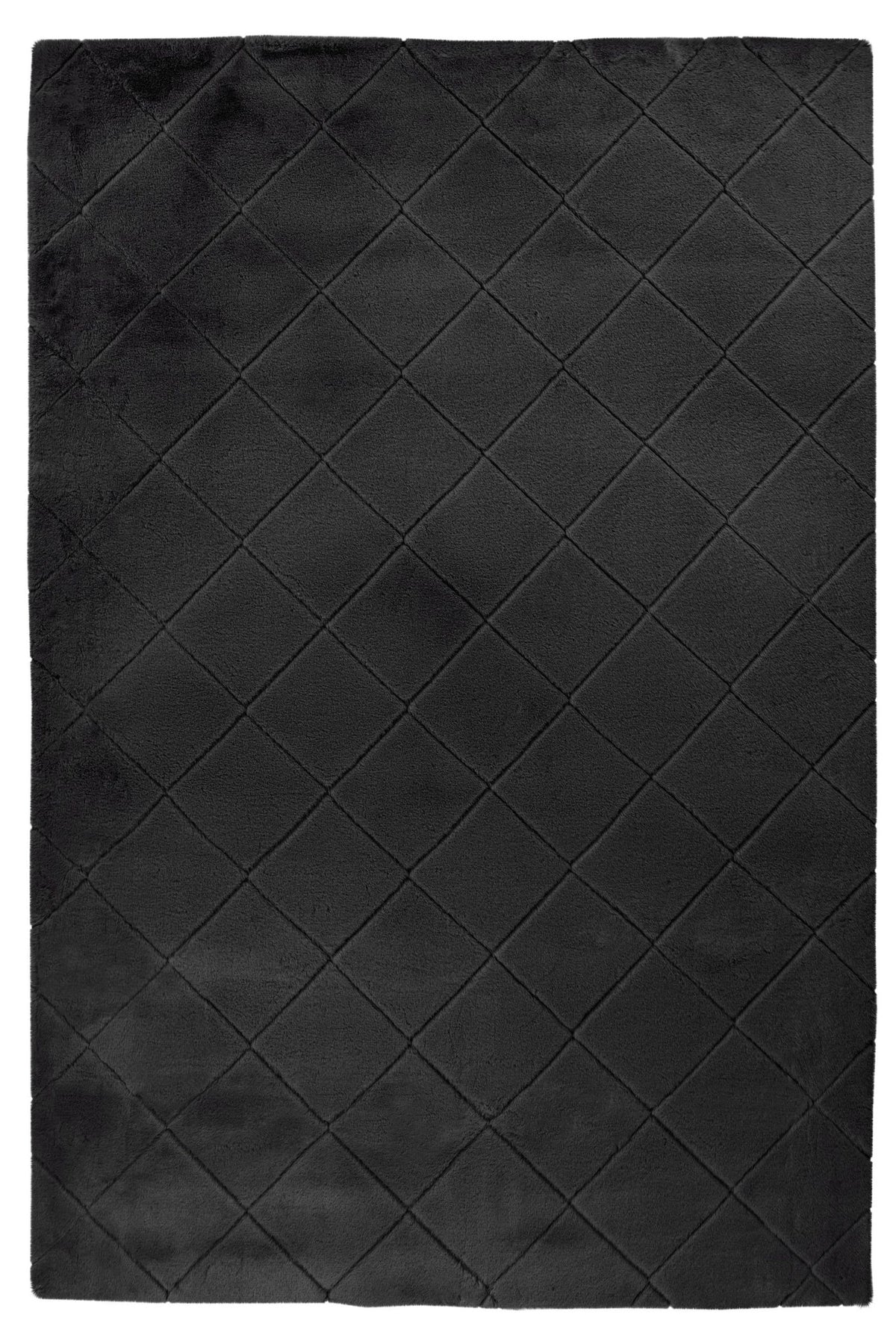 Impulse 600 — Grafiet · Hoogpolig vloerkleed