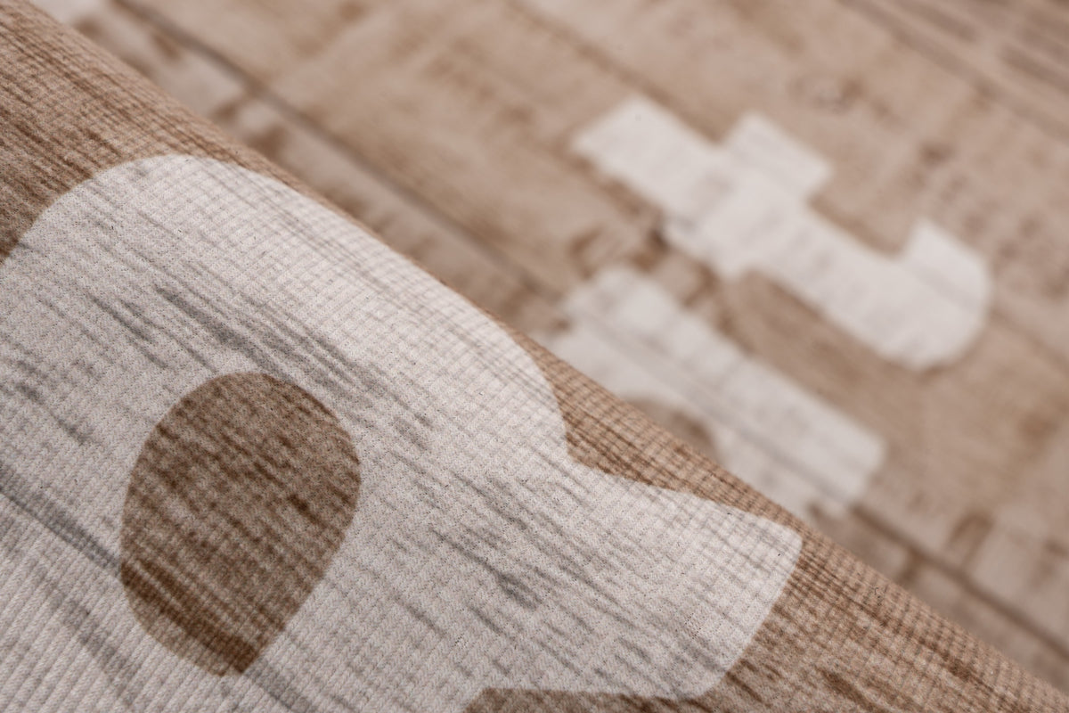 Luna 106 Beige vloerkleed – materiaal-1
