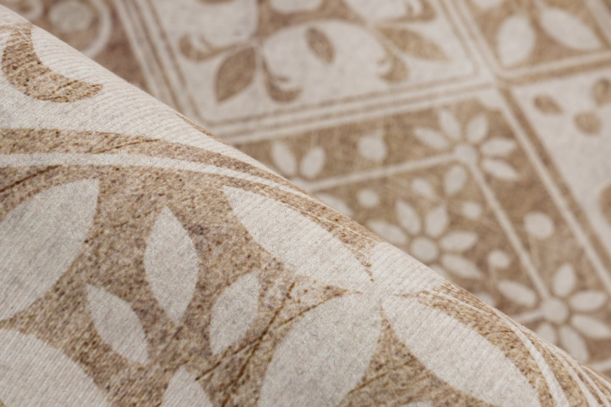 Luna 107 Beige vloerkleed – materiaal-1