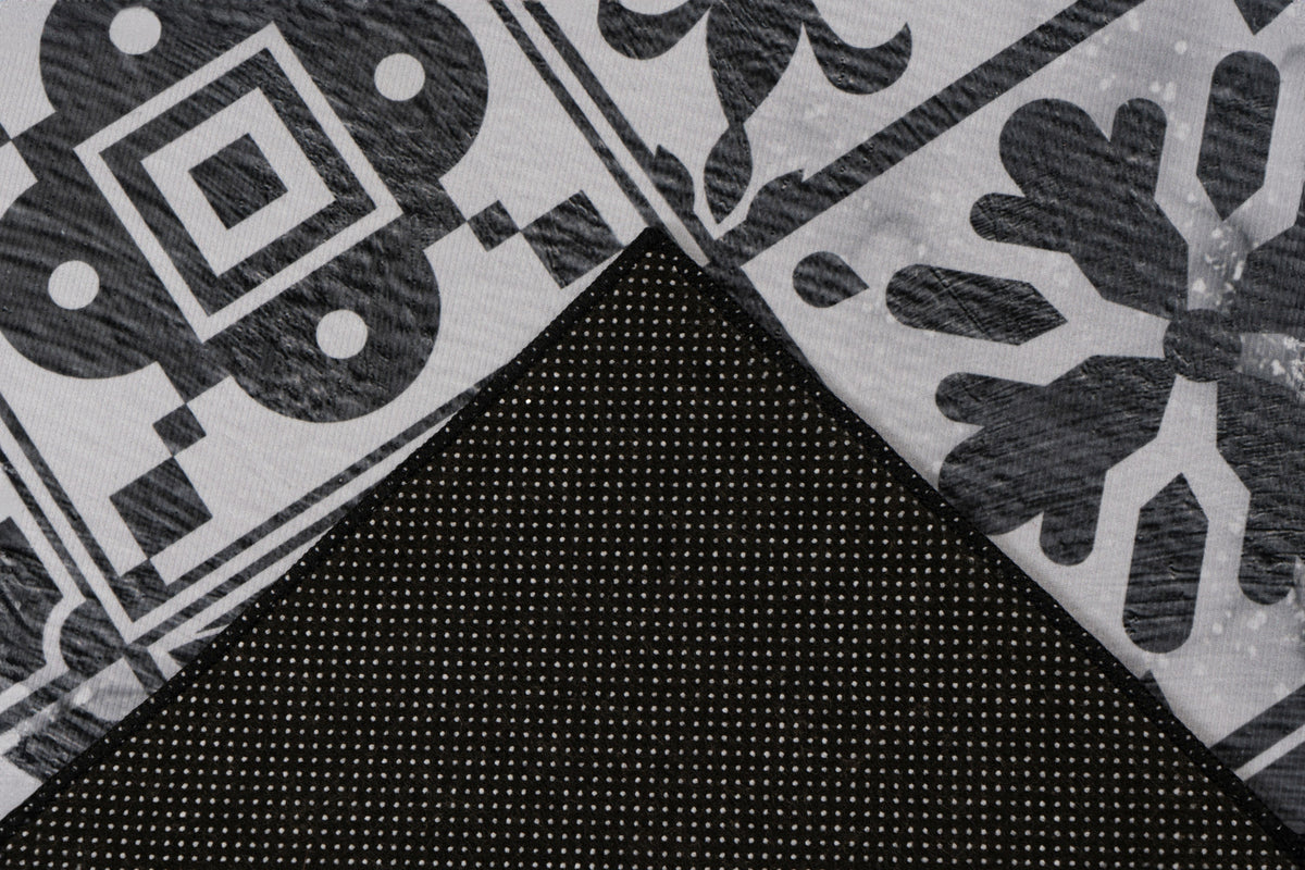 Luna 107 Grijs vloerkleed – materiaal-2