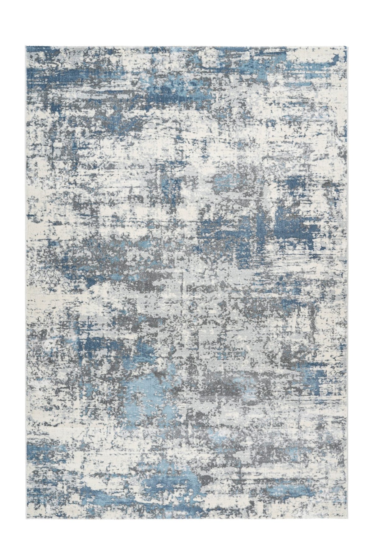 Paris 503 — Blauw · Laagpolig vloerkleed