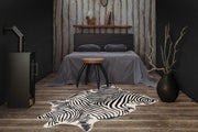 Rodeo 200 — Zebra · Zachtpolig vloerkleed — sfeerfoto