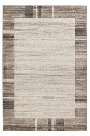 Trocadero 401 — Zilver-beige · Laagpolig vloerkleed