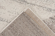 Trocadero 405 — Beige-zilver · Laagpolig vloerkleed